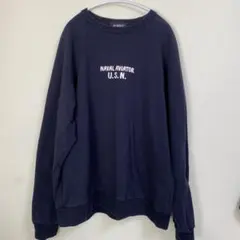 AVIREX ネイビー トレーナー