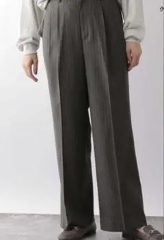 グローバルワーク　ウツクシルエットワイドパンツ