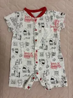 くまのプーさん　半袖　カバーオール