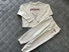 ジェラートピケ　アイスクリーム柄スウェット　上下セット　S-Mサイズ