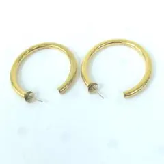 AGATHA 　アガタ 　フープ　ピアス　ゴールドカラー　両耳