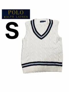 Ralph Lauren ポロラルフローレン チルデンニットベスト S