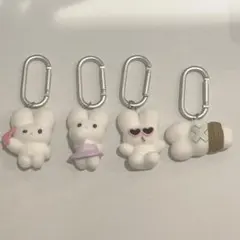 beco＋81 フィギュアマスコット　しりみみうさぎ ガチャガチャ　コンプセット