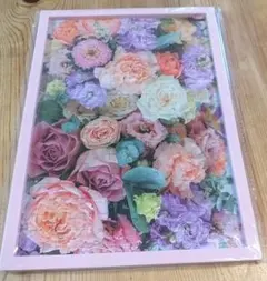 사진 프레임이 달린 꽃 디자인 퍼즐