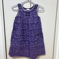 女の子　ノースリーブ　ワンピース　130 ニットプランナー