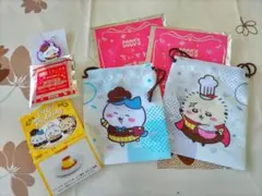 Coco's　ココスちいかわ 巾着袋とラバーキーホルダー