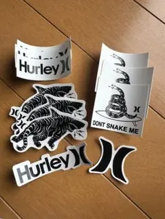ハーレーステッカーセット　 Hurley ステッカー　５種類のサムネイル
