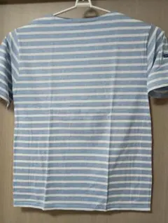 【新品】SAINT JAMES ピリアック 半袖Tシャツ 水色ストライプ T6