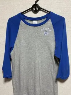 GILDAN DECODEA 七分袖カットソー グレー/ブルー