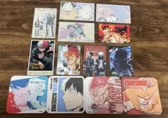 【ヒロアカ】原画展 轟 焦凍 荼毘 アートコースター マグネット カードセット