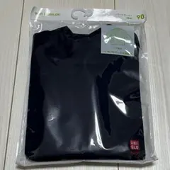 【値下げ】UNIQLO リブハイネックTシャツ 90