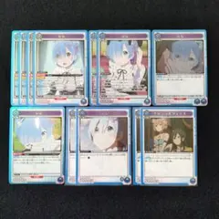 ユニオンアリーナ　リゼロ　青デッキパーツセット