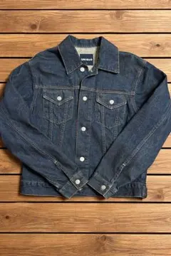 90's OLD UNIQLO デニムトラッカージャケットMインディゴブルー