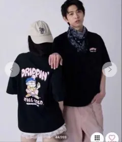 新品 WEGO アソートグラフィックBIG Tシャツ ブラック S