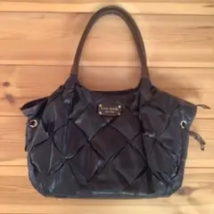 kate spade ショルダーバッグ 黒 ナイロン