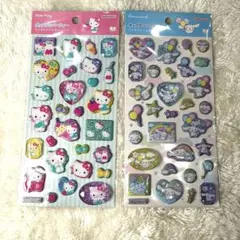 ポップデコパーティー サンリオ キティ シナモロール 2枚セット