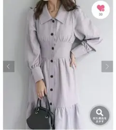 continuer de NICE CLAUP シャツワンピース