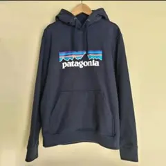 【美品 S】patagonia P-6 ロゴ・アップライザルフーディ／パタゴニア