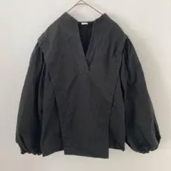 美品 エレンディークELENDEEK JQ 2WAY SHIRT BZ ブラック - メルカリ