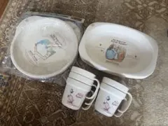 ピーターラビット　食器プレートとコップのサムネイル