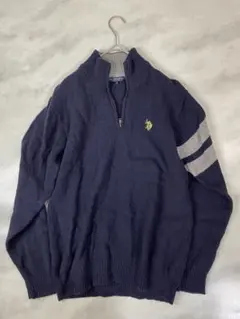 ジップアップセーター ニット