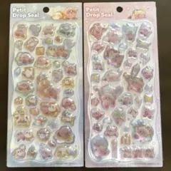 【正規品】カービィ プチドロップシール 2種セット