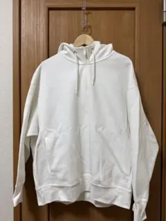 【美品】ユニクロ　プラスj ドライスウェットハーフジップパーカ　Lサイズ