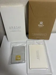 嵐 Anniversary Tour 5×20 スワロフスキー　クリア シルバー