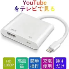 iPhone HDMI 変換アダプタ HDMI 接続ケーブル アダプタ