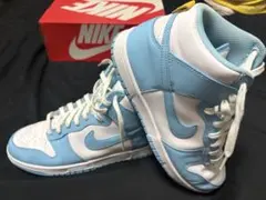 1999年製 NIKE DUNK HIGH LE ホワイト×ロイヤルブルー - メルカリ