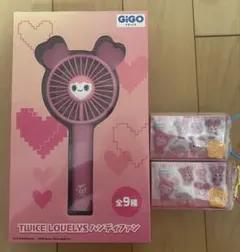 TWICE LOVELYS ハンディファン シールセット モモ GIGO - メルカリ