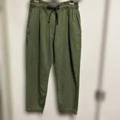 【ZARA】オリーブグリーン カジュアルパンツ 新品タグ付き・ Lサイズ♪