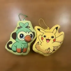 ピカチュウ サルノリ ぬいぐるみ キーホルダー ポケモン ポーチ