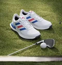 新品 アディダス　ゴルフシューズ　27cm トリコロール