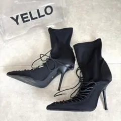 【Web完売品・極美品】YELLO TOKYO BLACK LACE UP Sのサムネイル