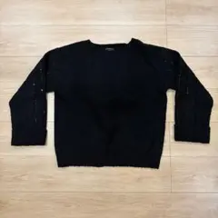 Armani Exchange ブラック長袖ニット XS