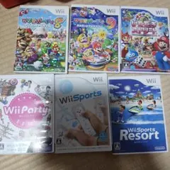 Wii ソフト 8本セット まとめ売り バラ売り不可 - メルカリ