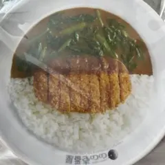 カプくじ　カレーハウスcoco壱番屋　メラミンプレートほうれん草カレーロースカツ