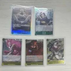 おまけ付き　ワンピース　レアカード５枚セット