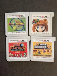 マリオシリーズ4本セット 3DS マリオテニス 3DLAND ドンキーコング 他