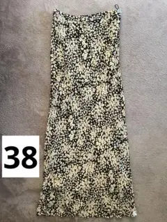 美品⭐︎サイズ38 ⭐︎EDIT. FOR LULUフラワーバイアスマキシスカートのサムネイル