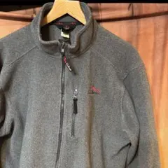 90s USA製 L.L.Bean OUTDOORS ロゴ刺繍 ジップフリース