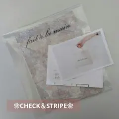 〈CHECK＆STRIPE ノベルティ〉リバティ・ミニバッグ製作キット