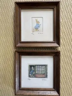 Beatrix Potter Original Etching 2枚セットのサムネイル