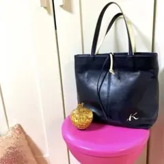 キタムラ Kitamura ハンドバッグ ネイビー レザー トートバッグ バッグのサムネイル