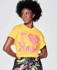 ZUMBA正規品 Tシャツ (裾お直し済)