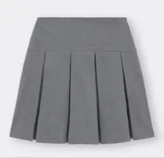 GIRLSプリーツミニスコートJR GU グレー