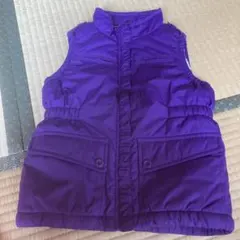 GapKids 中綿ベスト 紫 120