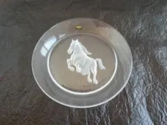 フランスSEVRES  セーブル　クリスタル　馬の灰皿　飾り皿 CRISTAL de SEVRES セーブル クリスタル 灰皿 馬 - メルカリ