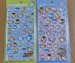 ちいかわ　ボンボンドロップシール みんなニコニコ　みんなポーズ★2枚セット